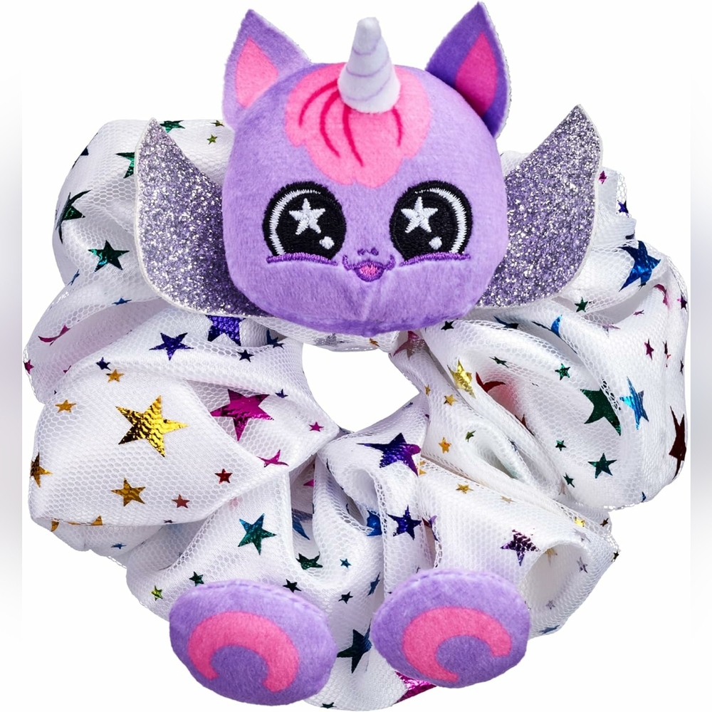 Scrunchmiez Giantz Unicorn Plush Scrunchie - Purple and White - Picture 6 of 6